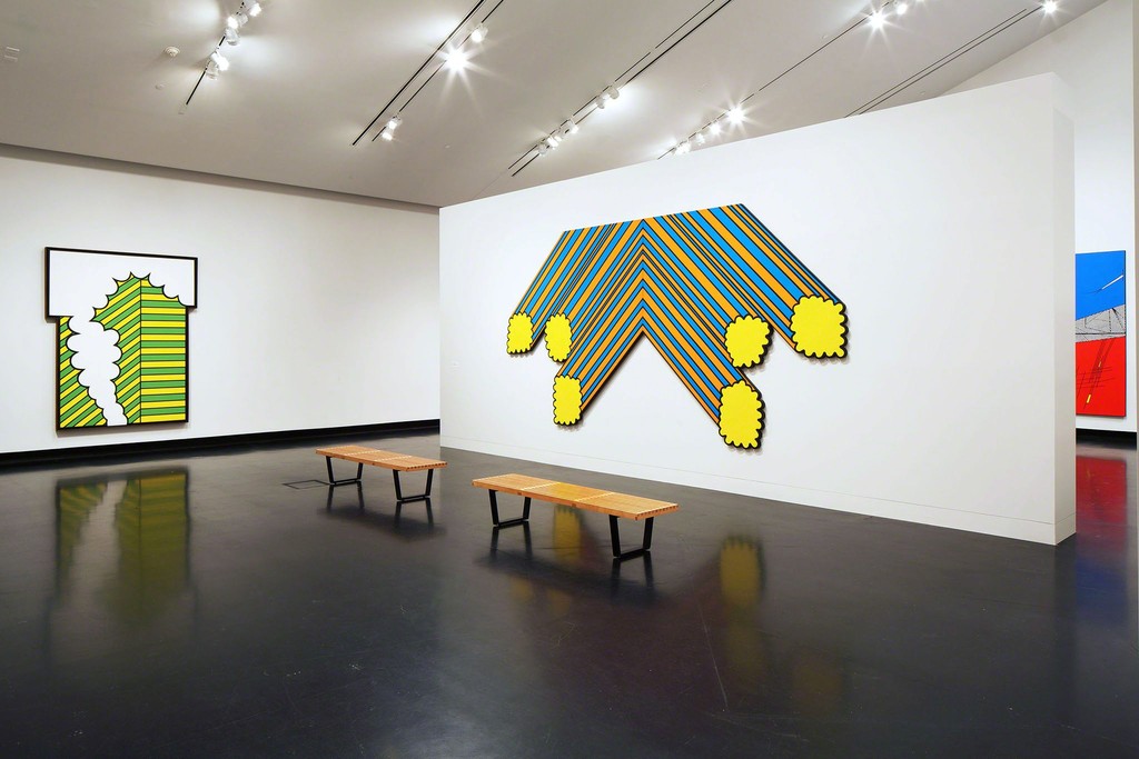 Installation view, Nicholas Krushenick: Electric Soup, Tang Teaching Museum, 2015 Installation view, Nicholas Krushenick: Electric Soup, Tang Teaching Museum, 2015