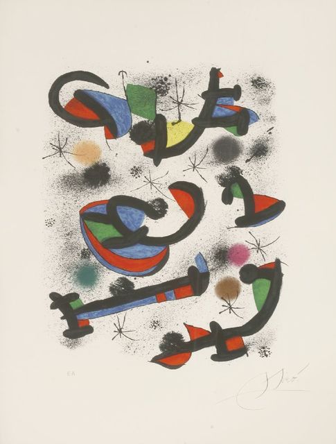Joan Miró, ‘La Séance De Musique From Allegro Vivace (Mourlot 1230)’, 1981, Sworders