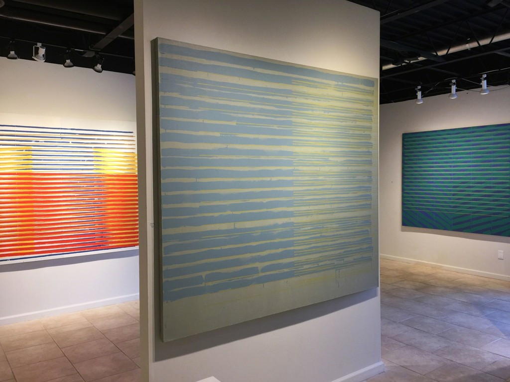 Anthony Greco: Paintings from the 1970s. Left to Right: 314/Fourteen (1976), 314/Fifteen (1976), 314/Eleven (1975) Anthony Greco: Paintings from the 1970s. Left to Right: 314/Fourteen (1976), 314/Fifteen (1976), 314/Eleven (1975)