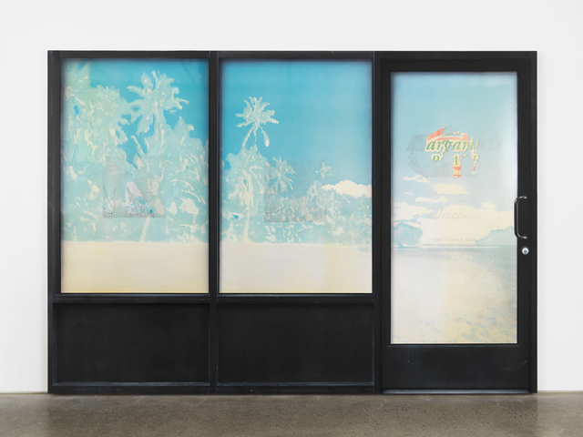Sayre Gomez, ‘Behind Door #9’, 2018, Painting, Acrylic and urethane based paints on canvas over panel, Magenta Plains