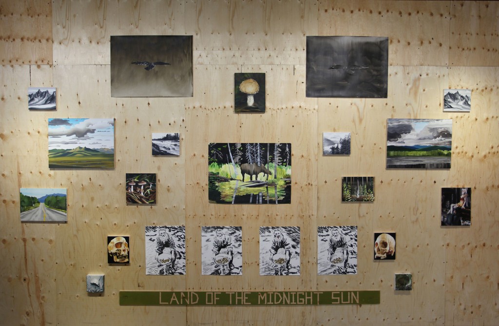 installation of Gavin Lynch 'land of the midnight sun' May 4 - 20, 2017 at Peter Robertson Gallery installation of Gavin Lynch 'land of the midnight sun' May 4 - 20, 2017 at Peter Robertson Gallery