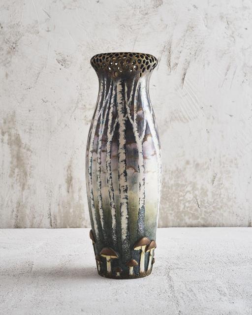 Paul Dachsel, ‘Mushroom Forest Vase’, 1904-1910, Jason Jacques Gallery