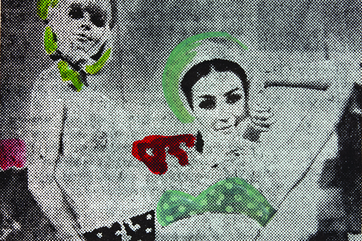Sigmar Polke, Freundinnen II, 1967 © The Estate of Sigmar Polke, Cologne, VG Bild-Kunst, Bonn 2016, Photo baumann fotostudio gmbh Sigmar Polke, Freundinnen II, 1967 © The Estate of Sigmar Polke, Cologne, VG Bild-Kunst, Bonn 2016, Photo baumann fotostudio gmbh