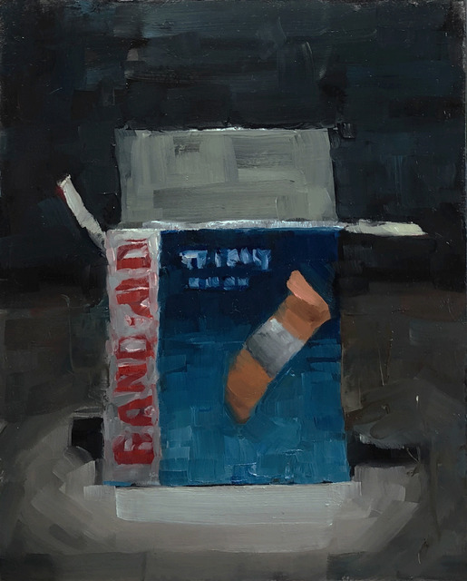 Tom Giesler, ‘Health Study 4: band-aids’, 2020, Painting, Oil on panel, McVarish Gallery
