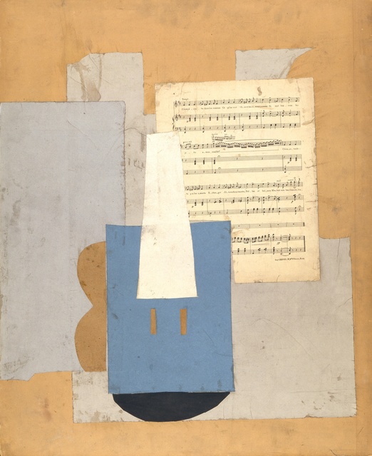 Pablo Picasso, ‘Violin with sheet of music’, Autumn-1912, ARS/Art Resource