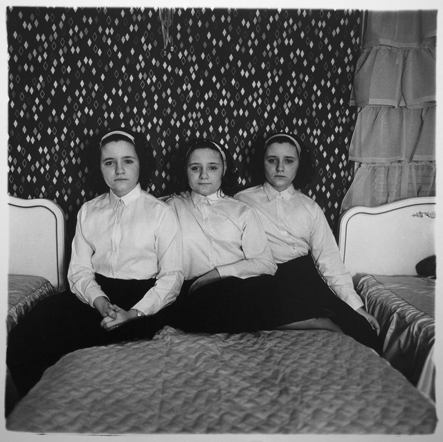 Diane Arbus Triplets In Their Bedroom N J 1963 Available