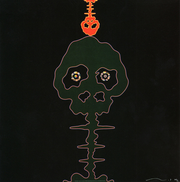 Takashi Murakami, ‘Takashi Murakami Time Bokan Black and Moss Green 2006 (Takashi Murakami prints) ’, 2006, Lot 180