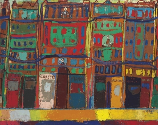 Jean Dubuffet, ‘Vue de Paris, le petit commerce’, Christie's