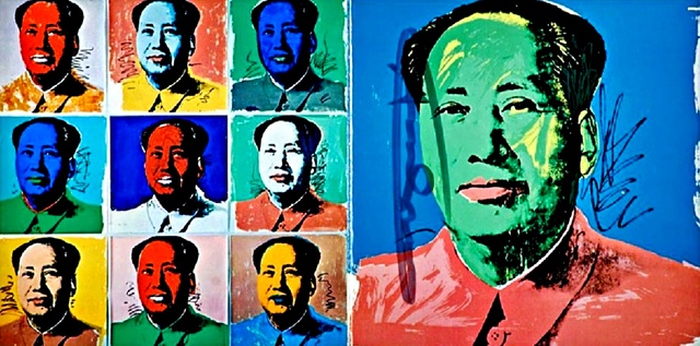 Andy Warhol, ‘Chairman Mao (Mao Tse-Tung Promotional Card for Leo Castelli Gallery) Hand Signed by Warhol’, 1972, Alpha 137 Gallery Gallery Auction