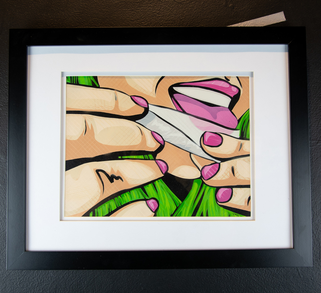 Stoney Eye, ‘Twistin Treez’, 2018, Painting, Stencil and aerosol, EWKUKS