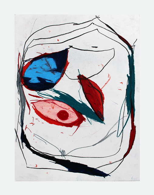 Joseph Hart, ‘Cartoon Portrait’, 2021, Drawing, Collage or other Work on Paper, Colored pencil on paper, Halsey McKay Gallery