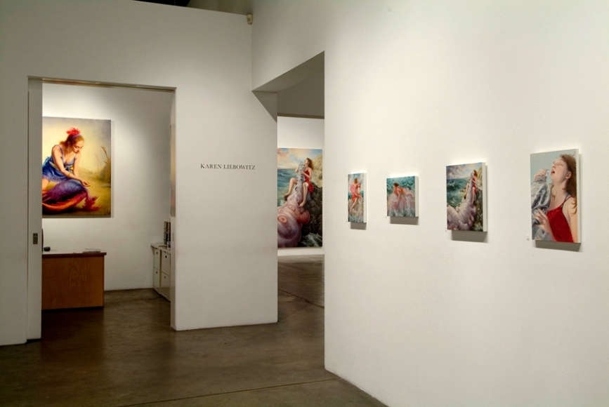 Karen Leibowitz: "Leviathan (from The Manifesting Prophecy Series)" installation view. 2008 Karen Leibowitz: "Leviathan (from The Manifesting Prophecy Series)" installation view. 2008