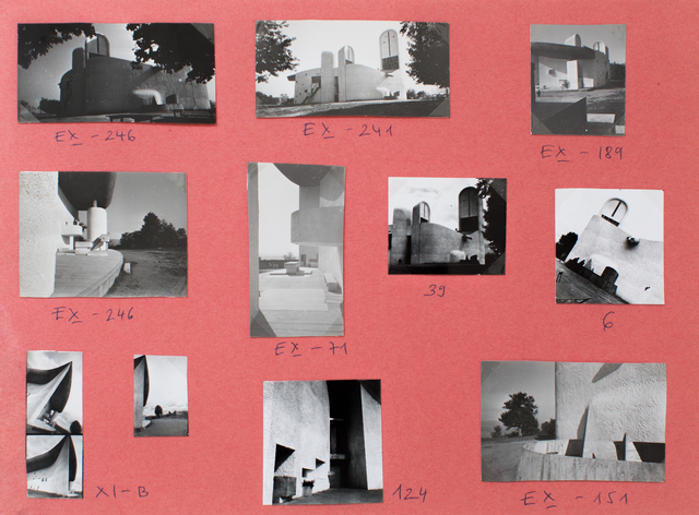 Lucien Hervé, ‘Ronchamp 7’, 1953/4, Photography, Unique vintage mounted contact prints, Michael Hoppen Gallery