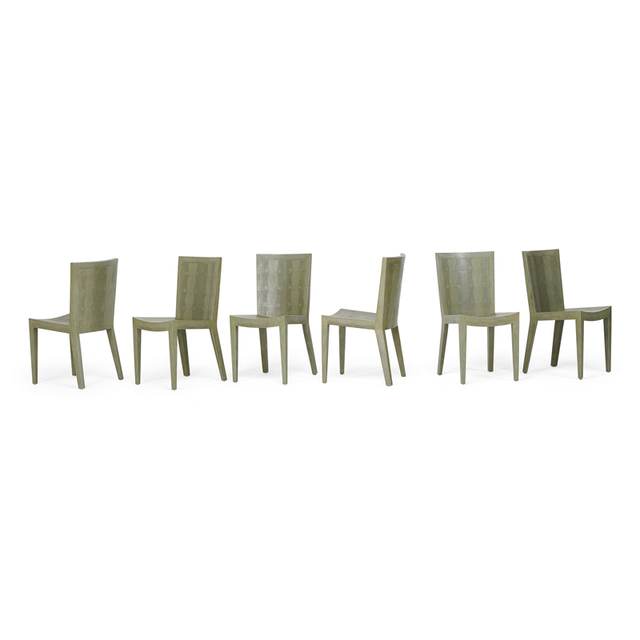 Karl Springer, ‘Set Of Six Side Chairs, New York’, 1983, Rago/Wright