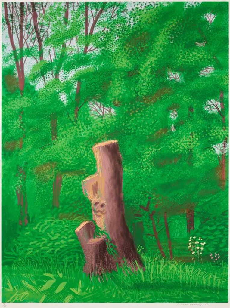 David Hockney - The Arrival of Spring in Woldgate, East Yorkshire in 2011 (twenty eleven) - 22 May