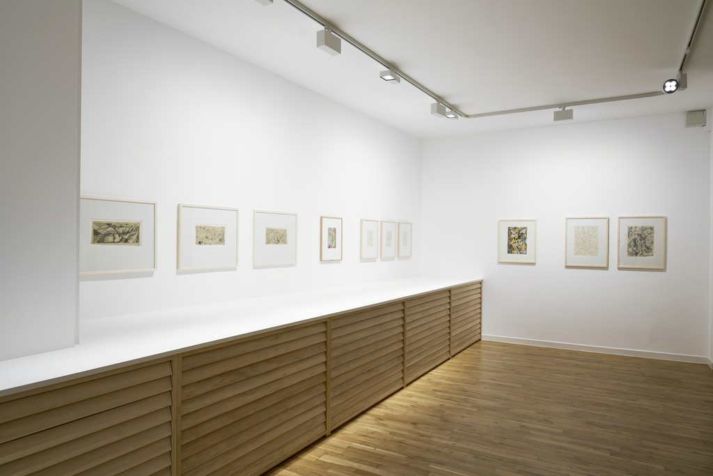 E. W. Nay, 1948-1951, exhibition view, Jahn und Jahn, 2018, © VG Bild-Kunst, Bonn E. W. Nay, 1948-1951, exhibition view, Jahn und Jahn, 2018, © VG Bild-Kunst, Bonn