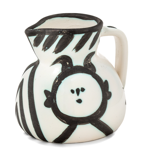 Pablo Picasso, ‘Pichet tete (Head Pitcher)’, 1953, Design/Decorative Art, Partially glazed ceramic, Hindman
