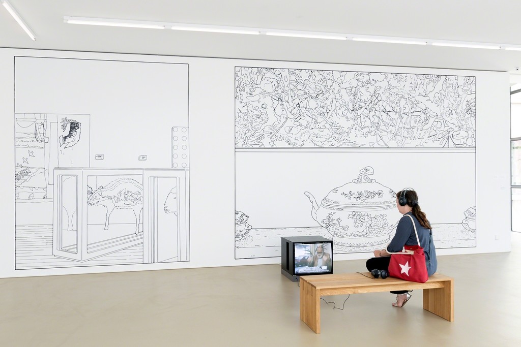 Installation view of "Von Bildern. Strategien der Aneignung" at Kunstmuseum Basel. Photo credit: Museum für Gegenwartskunst, Julian Salinas Installation view of "Von Bildern. Strategien der Aneignung" at Kunstmuseum Basel. Photo credit: Museum für Gegenwartskunst, Julian Salinas