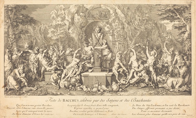 Claude Gillot, ‘Feste de Bacchus, celebree par des Satyres et des Bacchantes (Feast of Bacchus Celeb rated by Satyrs and Bacchanales)’, National Gallery of Art, Washington, D.C.