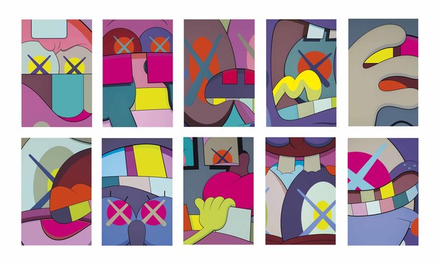 KAWS, ‘Ups and Downs (Portfolio of 10 prints)’, 2013, Pop Fine Art