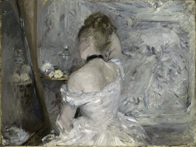 Berthe Morisot, ‘Woman at her Toilette’, 1875 -1880, Art Institute of Chicago