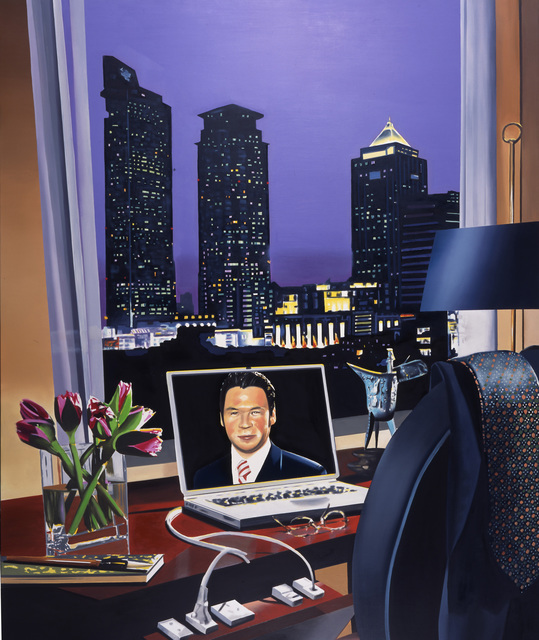 Miloš Todorović, ‘You hardlu need ask; The finest essentials are already at hand (autoportrait )’, 2003, Painting, Oil on canvas, Drina Gallery