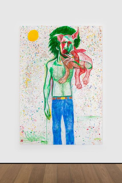 Jason Fox, ‘Griffin’, 2019, Painting, Acrylic, oil & pencil on canvas, Almine Rech
