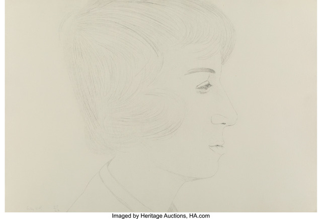 Alex Katz, ‘Profile of Vincent’, 1974, Heritage Auctions