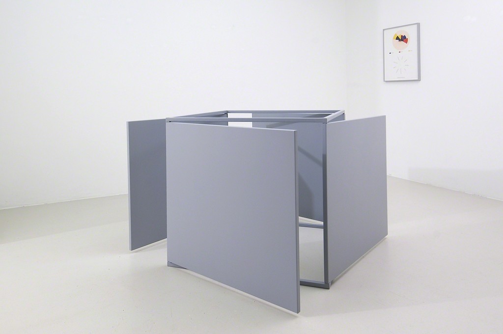 Installation view: Charlotte Posenenske, Prototype For Revolving Vane, 1967-1968, courtesy Mehdi Chouakri Berlin, Dr. Burkhard Brunn, The Estate of Charlotte Posenenske, Tate Modern London (Photography by Jhoeko). Installation view: Charlotte Posenenske, Prototype For Revolving Vane, 1967-1968, courtesy Mehdi Chouakri Berlin, Dr. Burkhard Brunn, The Estate of Charlotte Posenenske, Tate Modern London (Photography by Jhoeko).