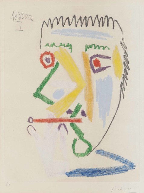 Pablo Picasso, ‘Fumeur à la cigarette rouge’, 1964, Christie's