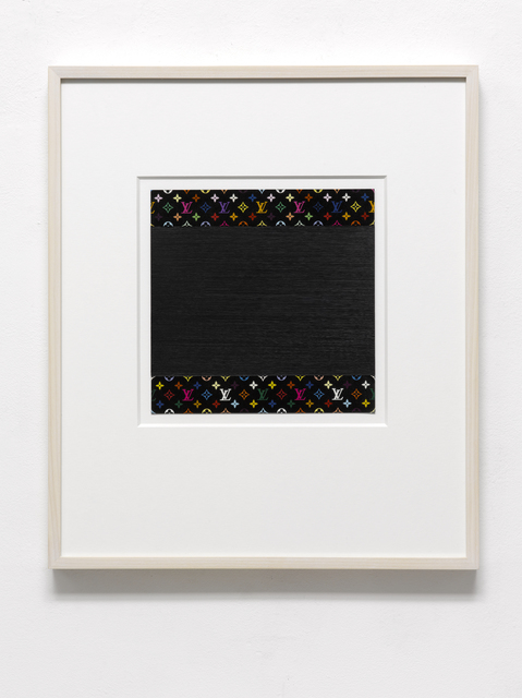 Frank Gerritz, ‘LV (Monogramm)’, 2009, Painting, Oil Painstick on printed Paper, PABLO´S BIRTHDAY