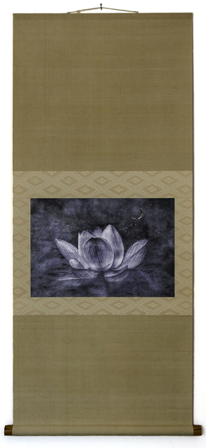 Kenji Wakasugi, ‘Sign of the Buddha (Printed on silver leaf and mounted on a scroll by Genyu Yoshihashi)’, 2017, Ippodo Gallery