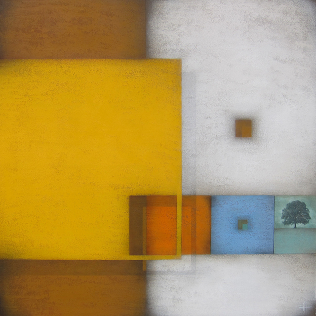 Frank Jensen, ‘El jardí’, 2018, Painting, Mixed on canvas, Galeria Jordi Barnadas