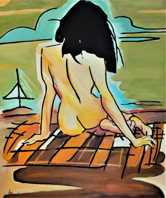Nora Maciel, ‘Sola en la Playa’, Galleria Dante