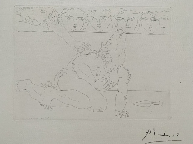 Pablo Picasso, ‘Minotaure Mourant’, 1933, Van der Vorst- Art