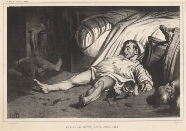 Honoré Daumier, ‘Rue Transnonain, le 15 avril 1834’, 1834, National Gallery of Art, Washington, D.C.
