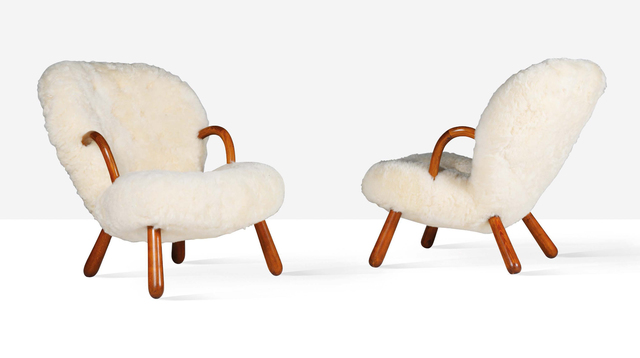 Philip Arctander, ‘Pair of lounge chairs’, circa 1945, Aguttes