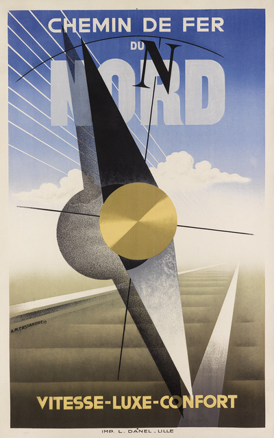 Adolphe Mouron Cassandre, ‘CHEMIN DE FER DU NORD’, 1929, Swann Auction Galleries