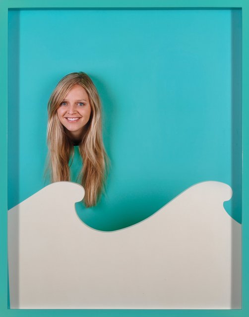 Elad Lassry, ‘Angela, Waves’, 2010, Photography, C-print in artist's frame, Heritage Auctions