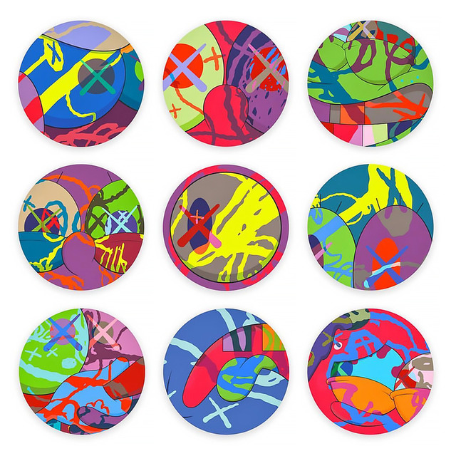 KAWS, ‘The News’, 2017, Print, Portfolio of nine screenprints, Emily Friedman Fine Art