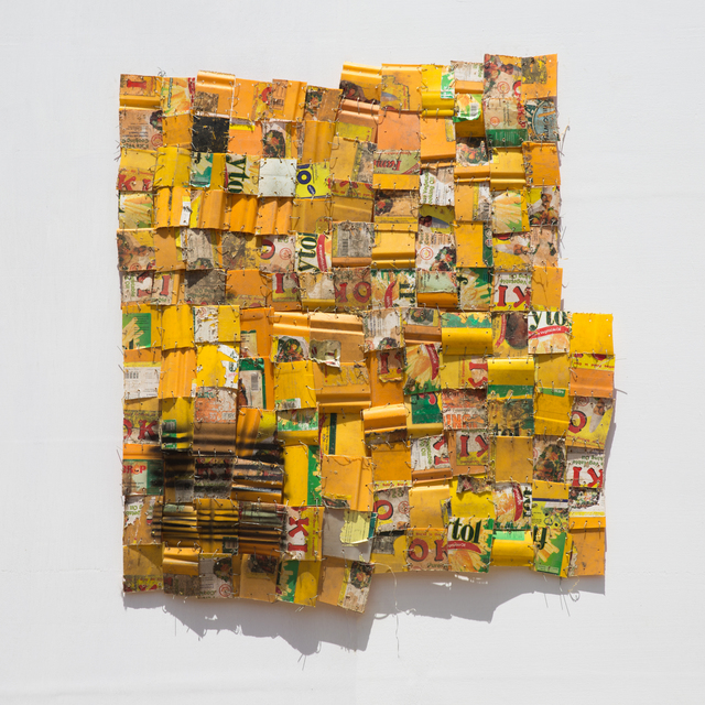 Serge Attukwei Clottey, ‘Daily dispatched 4’, 2017, Jane Lombard Gallery