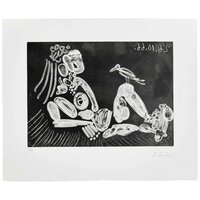 Femme à l'oiseau (Bloch 1391; Baer 1413.B.b.1)