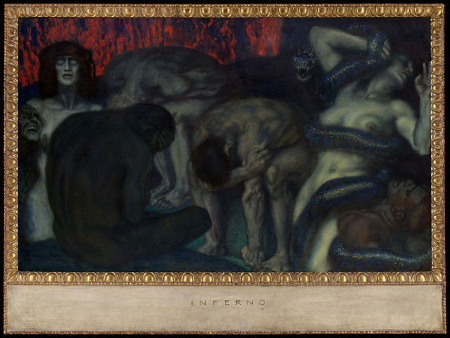 Franz von Stuck, ‘Inferno’, 1908, The Metropolitan Museum of Art