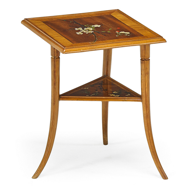 Emile Gallé, ‘Tiered Art Nouveau Japonesque Side Table With Cherry Blossoms, France’, ca. 1900, Rago/Wright