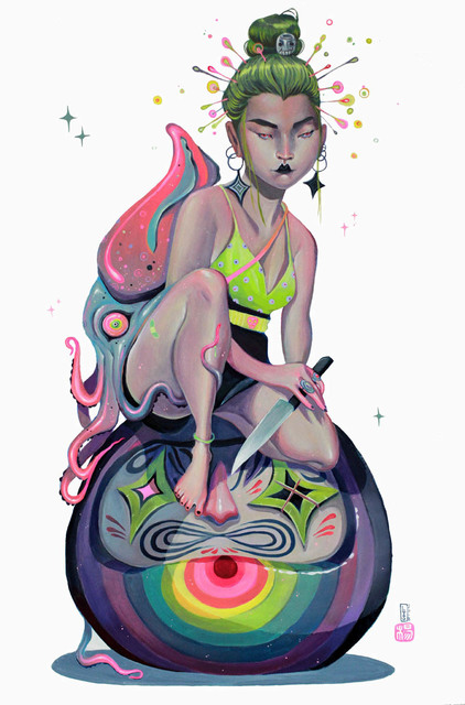 Lauren YS, ‘Crossing Off’, 2019, Corey Helford Gallery
