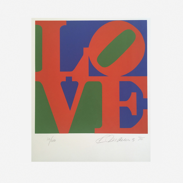 Robert Indiana, ‘Book of Love (red)’, 1996, Artsy x Wright