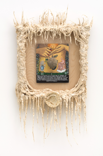 Guadalupe Maravilla, ‘I was born on December, 12th Retablo’, 2021, Painting, Oil on tin, mixed media on wood, P.P.O.W