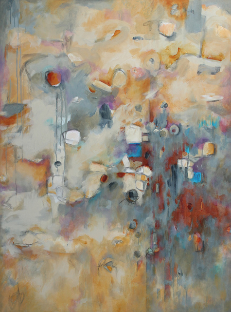 Diane Walker-Gladney, ‘Cool People Live In This Building’, 2020, Painting, Acrylic and graphite on canvas, Spanierman Modern