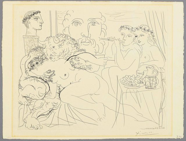 Pablo Picasso, ‘Minotaure caressant une femme’, 1933, Koller Auctions