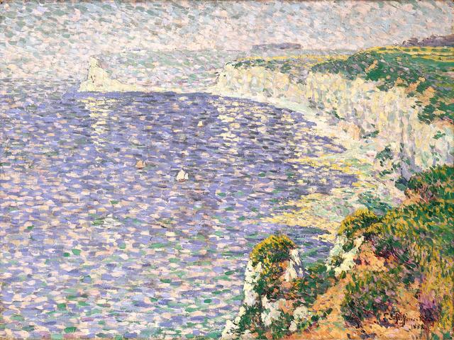 Claude Emile Schuffenecker, ‘A View of the Cliffs at Etretat’, 1888, Painting, Oil on canvas, Indianapolis Museum of Art at Newfields